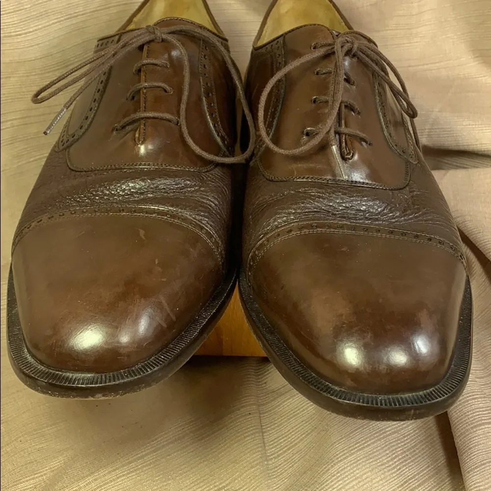 Mezlan leather classic lace up shoes made in Spain